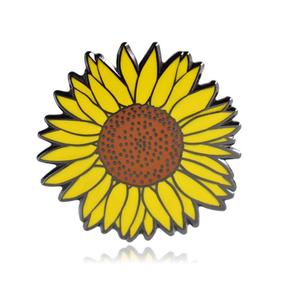 Sunflower Hard Enamel Lapel Pin | Clayton Jewelry Labs