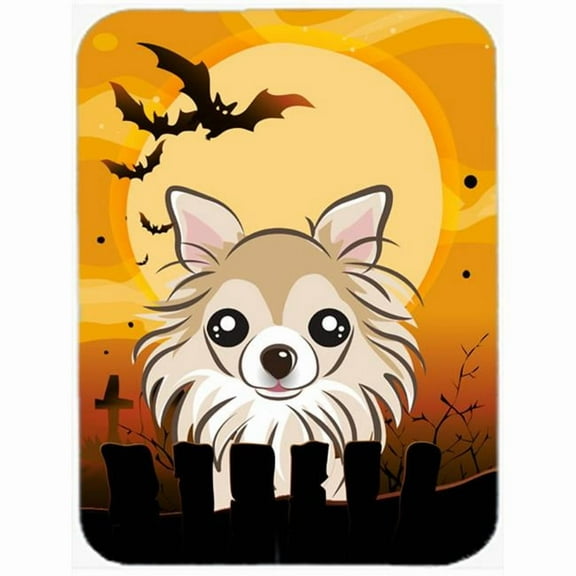 Caroline's Treasures Halloween Chihuahua Glass Cutting Board Large