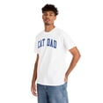 thumbnail image 4 of Cat Dad Shirt Gifts Tshirt Crew Neck Short Sleeve, 4 of 6