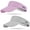 Light Gray+Pink, variant on 2Pcs Sport Sun Visor Hats for Women and Men Golf Cycling Fishing Tennis Running