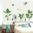 DIY Beach Tropical Leaves Wall Stickers Decal Wall Mural Wallpaper for