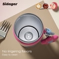 thumbnail image 7 of Sidagar 24 oz Pink Bow Double-Walled Leak-Resistant Lid with Straw Stainless Steel Tumbler, 7 of 7