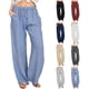 thumbnail image 2 of Pantalones de yoga holgados casuales de algodón y lino para mujer, pantalones largos para hacer ejercicio, 2 of 6