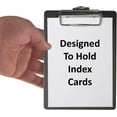 thumbnail image 3 of Primo Factotum- Mini Clipboards 4" x 6" - Great for Small Notepads - 2 Pack (Black (Deluxe Version))., 3 of 4