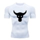 thumbnail image 3 of Camiseta deportiva de manga corta de secado rápido, ropa base para correr, ropa de entrenamiento para gimnasio, mallas elásticas transpirables que absorben el sudor para hombres, 3 of 6
