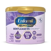 Enfamil NeuroPro Gentlease Baby Formula for Easing Fussiness, Gas, Spit-up in 24 Hrs, 19.5 oz Tub