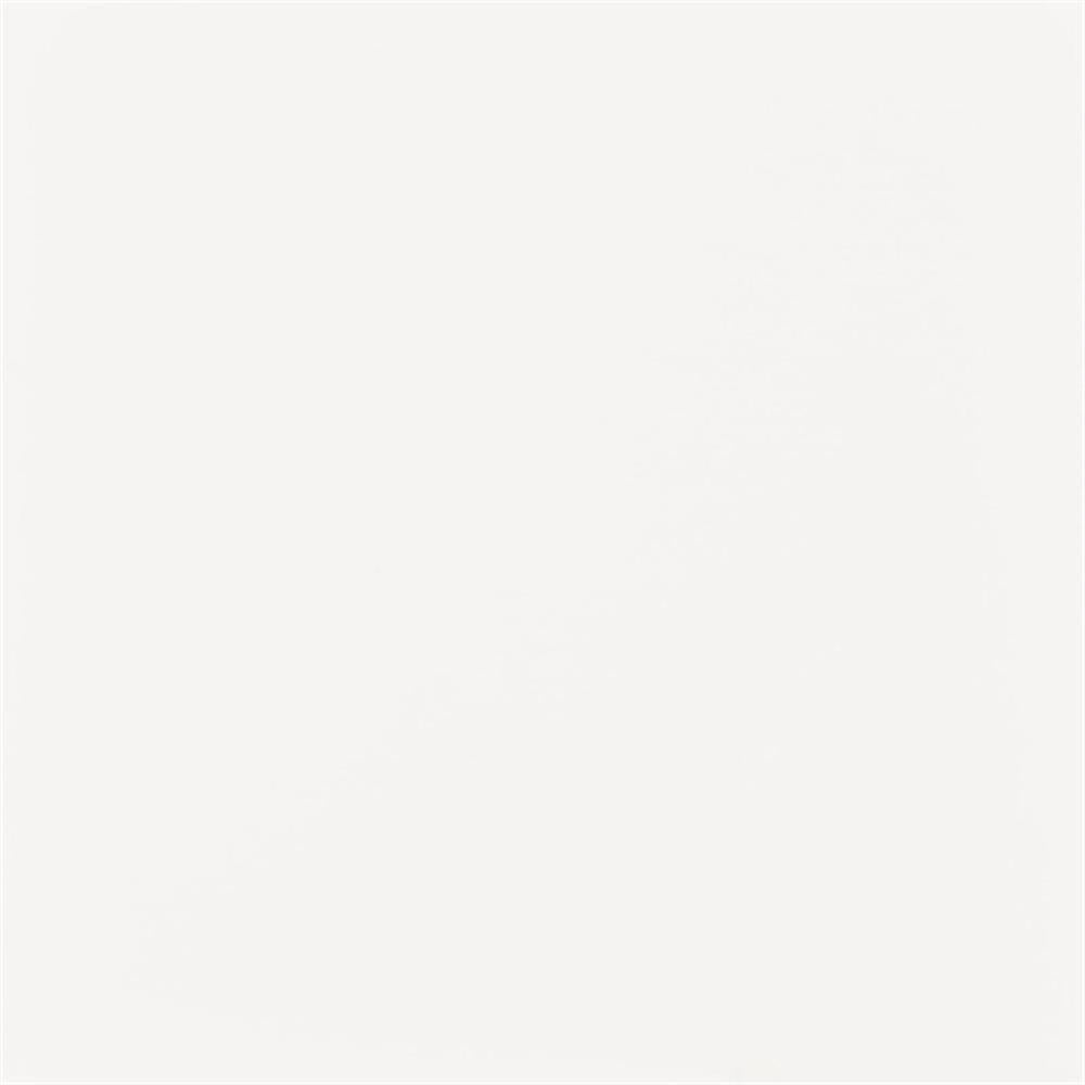 Retro Round Dining Table Glossy White and Chrome