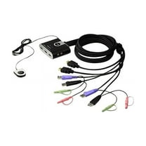 2PORT HD USB CABLE KVM WITH VIDEO DYNASYNC