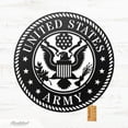 thumbnail image 6 of RealSteel US Military Branch Wall Art - Army, Navy, Air Force, Marine Corps, Coast Guard & Space Force (CoastGuards/ Black), 6 of 9