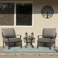 thumbnail image 3 of Opohoro Outdoor Deep Seat Cushion Set, 24"x22"x6", Water Resistant & UV Resistant Comfortable Furniture Cushions for Patio Chair, Sofa, Loveseat, 3 of 12