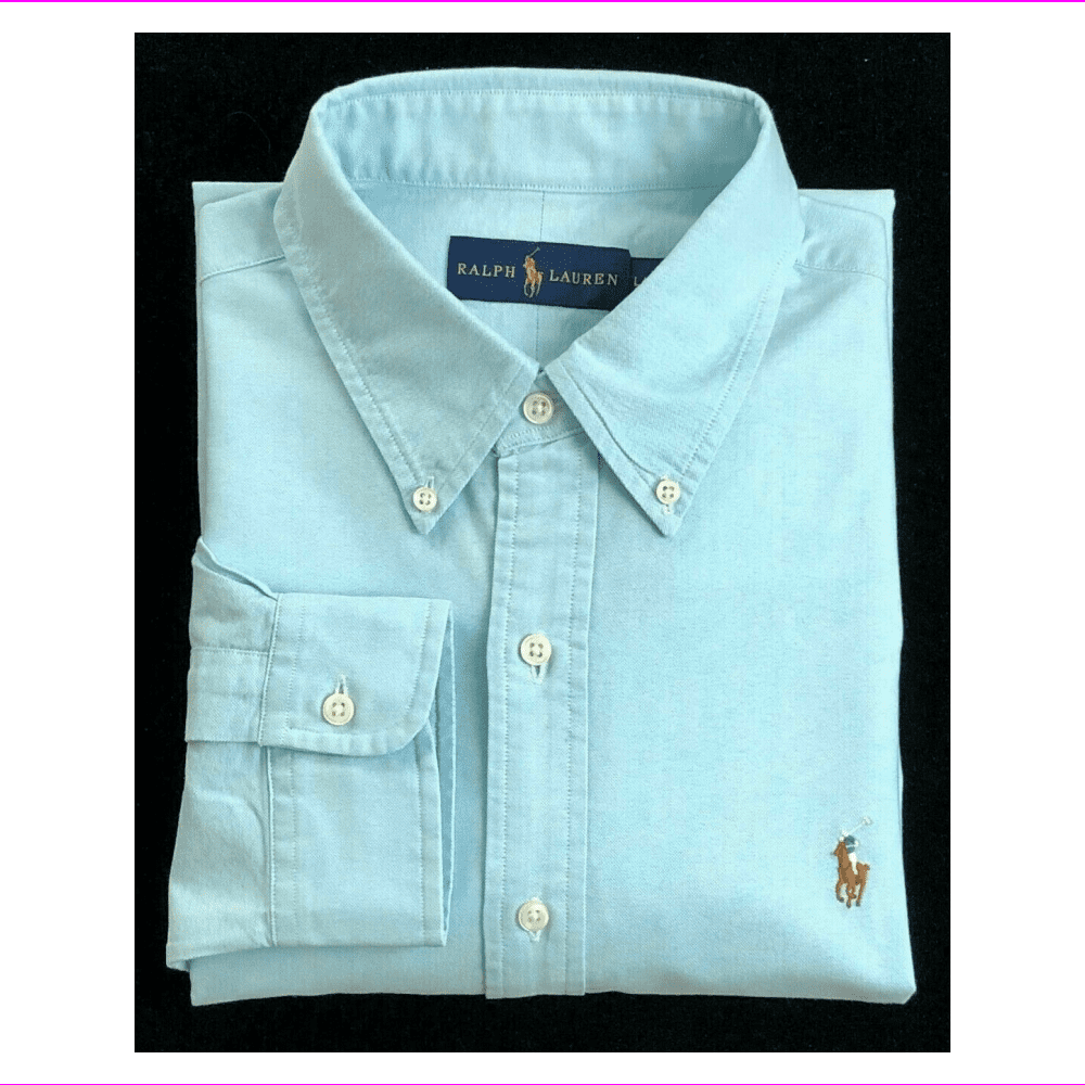 Polo Ralph Lauren Classic Fit Oxford Shirt Aegean Blue 2XL 