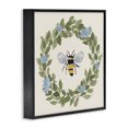 thumbnail image 2 of Stupell Industries Cottage Bee Celebration Wreath Black Framed Giclee Art, 12 x 12, by Lucille Price, 2 of 8