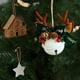 thumbnail image 4 of Colgante Navideño con Forma de Campanas, Astas, Lazo y Piñas | Decoración Metálica Multicolor | 1 Unidad | 11 X 11 X 11 Cm, 4 of 6