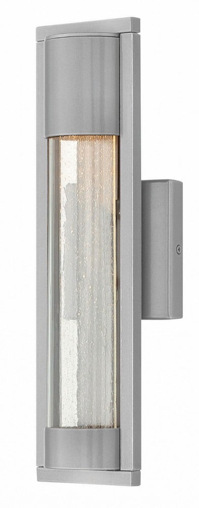 XiNBEi Lighting Wall Light ADA Wall Sconce w/Opal Cylinder Glass Brushed Nickel 