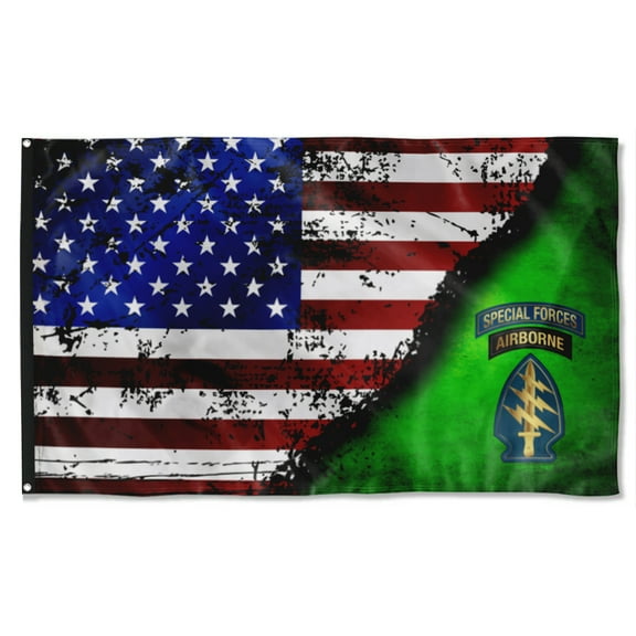 Cayyon Special Forces Stars&Stripes Flag 3x5Feet Military Banner with 2 Brass Grommets