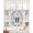 Light Gray, variant on Vintage Bees Crowns Sheer Curtains 39 Inch Length 2 Panels Set for Living Room/Bedroom, Retro Leaves Rings Gray Wooden Kitchen Curtains Grommet Semi-Sheer Curtains Window Treatments 27.5"x39"x2