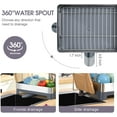 thumbnail image 5 of Dish Drying Rack,2 Tier Dish Rack with Drainboard,Tool-Free Installation, 5 of 7