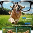 thumbnail image 6 of AI Smart Glasses with 8MP Camera, 4K Video & HD Photo, Bluetooth Audio, AI Voice Assistant, Real-Time Translation, Object Recognition, Noise-Cancel Calls, Music, Photochromic Lenses, 6 of 11