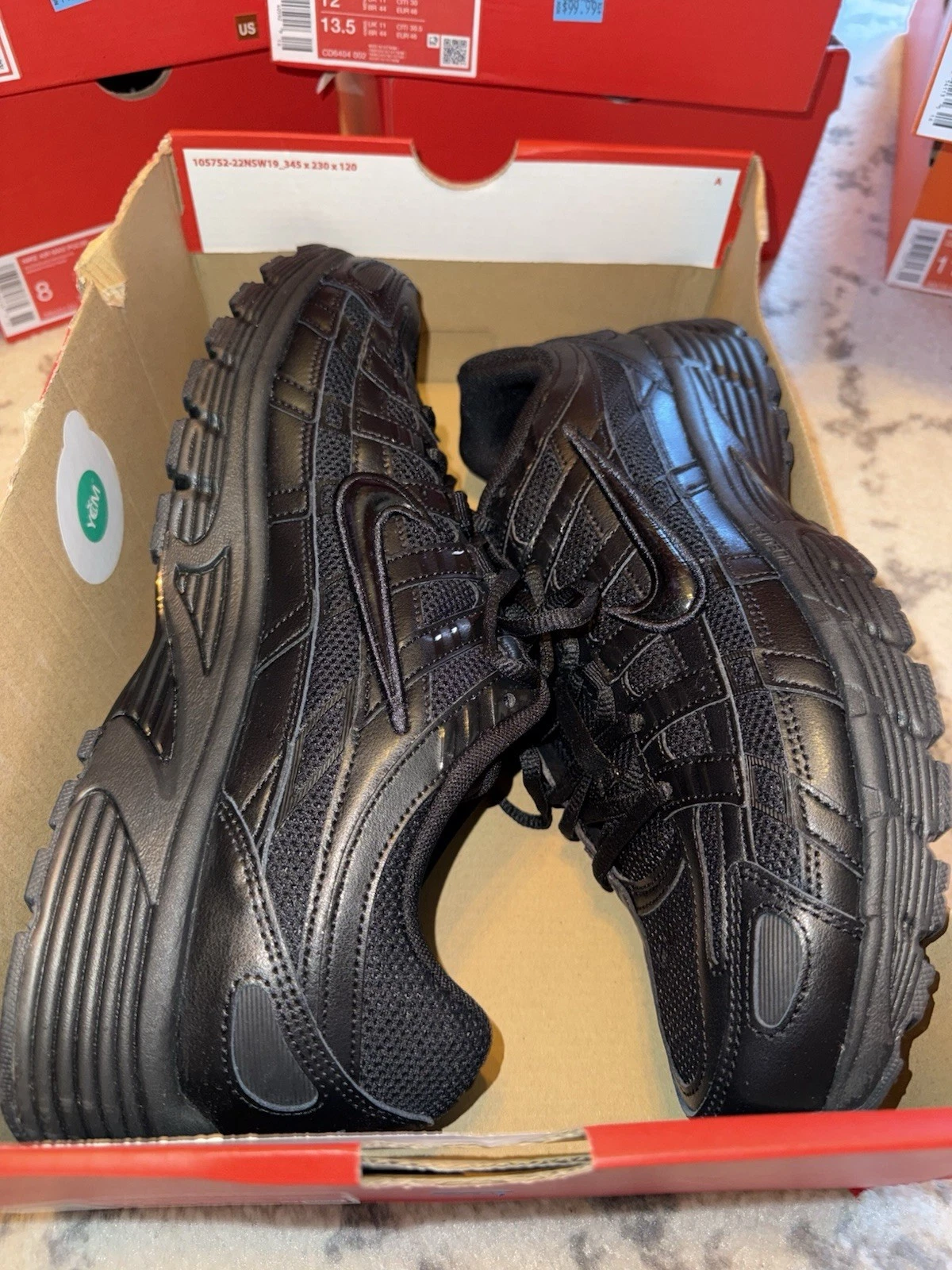 Nike P-6000 'Black' CD6404-002 Running Multi-Size Sneakers Gym