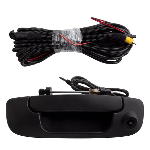 BOXI Rear View Backup Tailgate Handle Camera Fits for Dodge Ram 1500 2002-2008 / Ram 2500 2003-2009 / Ram 3500 2003-2009 / Replaces 80165 55276237AA
