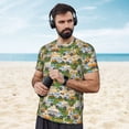 thumbnail image 4 of Wukai Construction Machinery1 Print Men's Short-Sleeved Mesh T-Shirt,Quick-Dry Short Sleeve Workout T-Shirt-4X-Large, 4 of 8