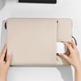 Portable Monitor Case 13.6 14.1 inch, PU Leather Carrying Case for Most ...