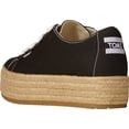 thumbnail image 3 of Women's TOMS Cassiah Flatform Espadrille Black Canvas, 3 of 4