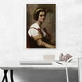 thumbnail image 2 of ARTCANVAS Sibylle Canvas Art Print by Jean-Baptiste-Camille Corot - Size: 26" x 18" (1.50" Deep), 2 of 9