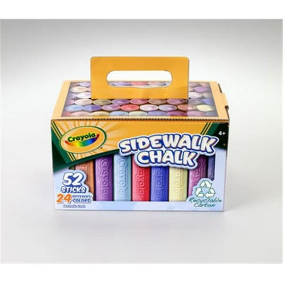 Crayola 51-2016 Sidewalk Chalk- 16 Sticks
