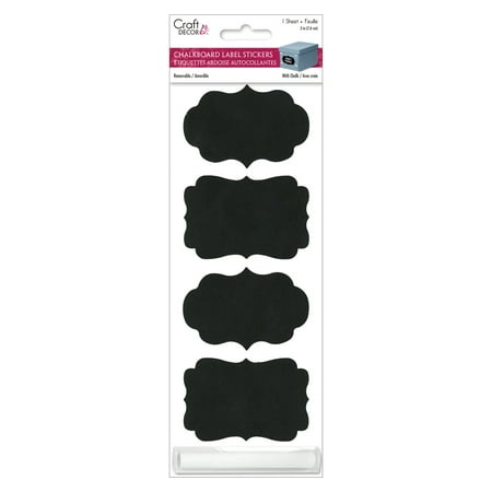 MultiCraft Chalkboard Label Stickers W/Chalk-Labels 3