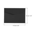 thumbnail image 2 of REGALWOVEN Mini Envelopes, Mini Card Business Card Envelope for Small Note Cards Black, 2 of 6