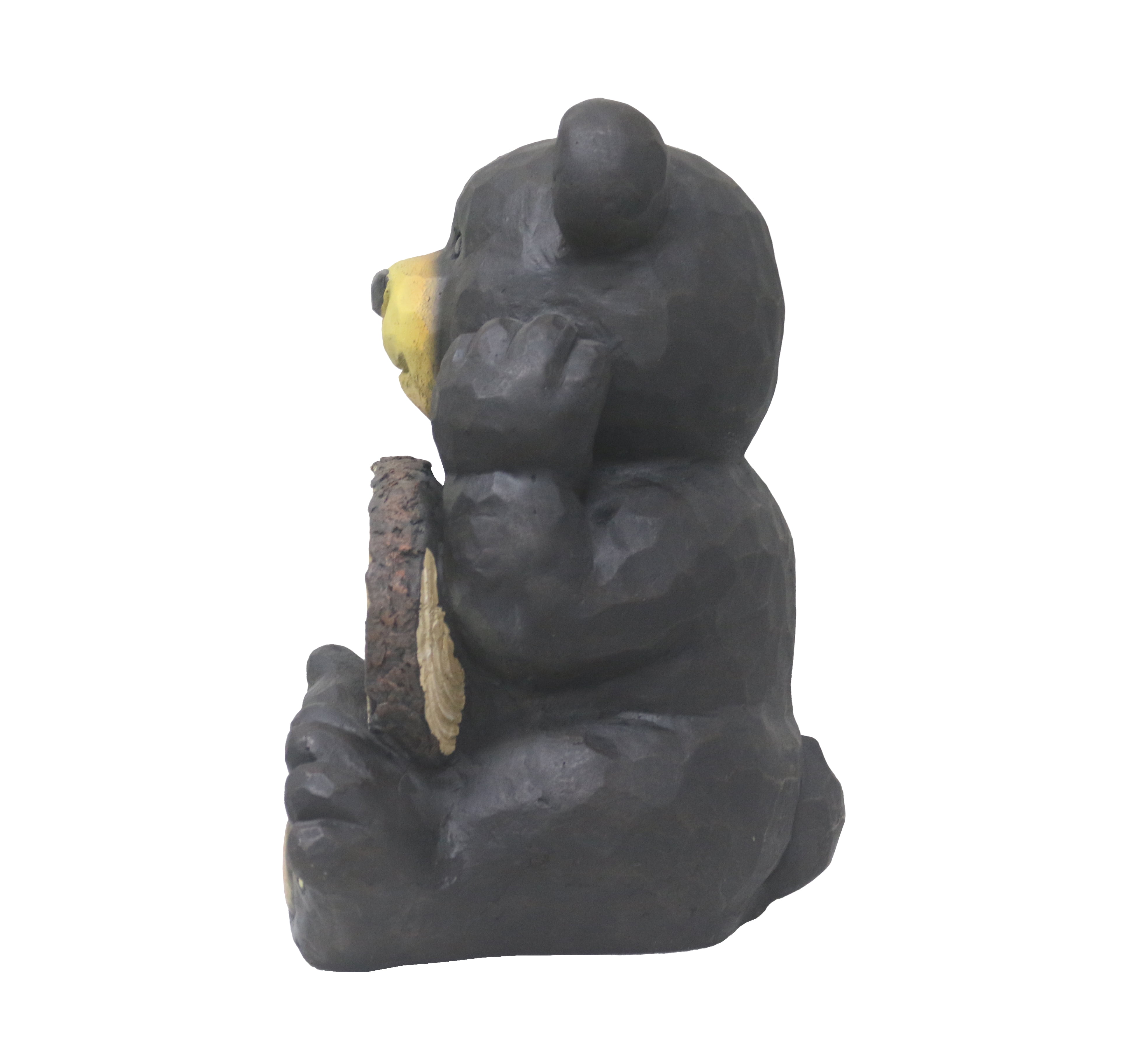 Thinking Bear with Welcome Sign Garden Decor