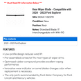 thumbnail image 2 of Rear Wiper Blade - Compatible with 2020 - 2023 Ford Explorer 2021 2022, 2 of 2