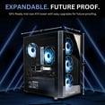 thumbnail image 6 of NOVATECH Phantom - Prebuilt Gaming PC Desktop Computer - AMD Ryzen 7 5700G - 16GB RAM DDR4-512GB M.2 SSD WiFi/BT, Win 11 Pro - Gaming Computer Tower, Pre Built PC Gaming - 1 Year Warranty, 6 of 8