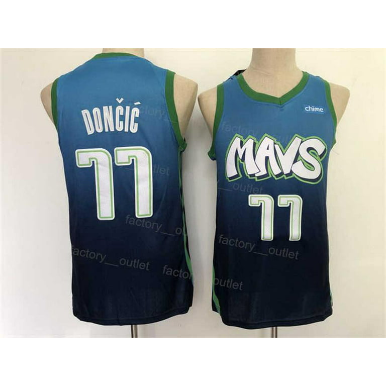 NBA_ The Finals Men Basketball Luka Doncic Jersey 77 All Stitched Team  Color White Green Black Navy Blue For Sport Fans Embro''nba''jerseys 
