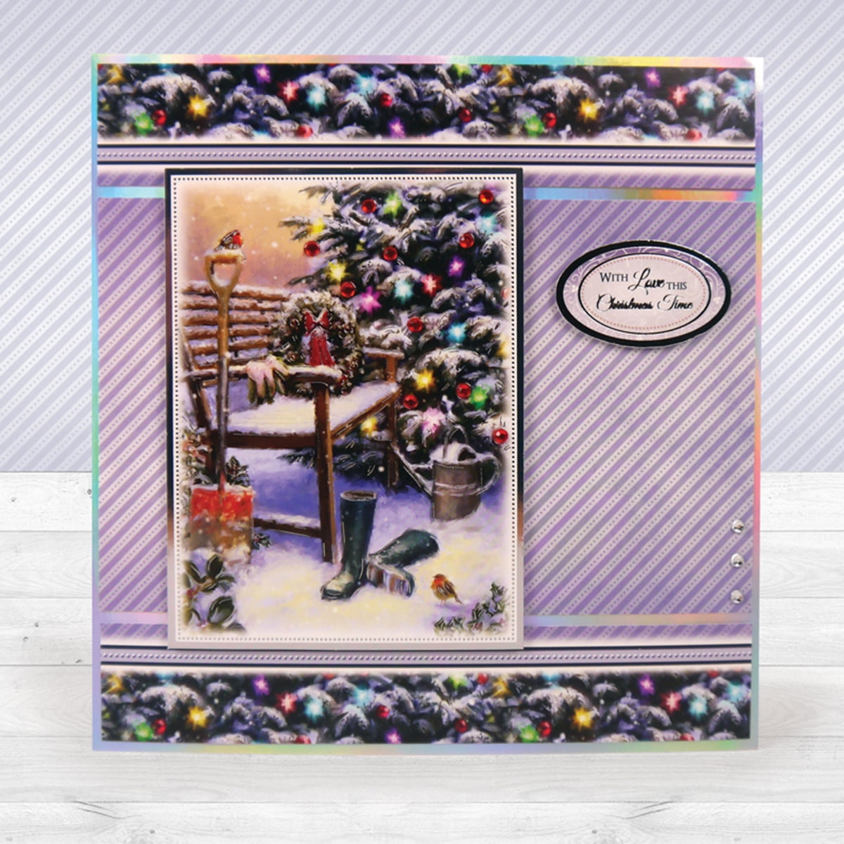 Hunkydory Snowy Scenes A4 Topper SetChristmas Delight