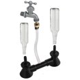 thumbnail image 2 of MesaSe Double Head Wine Rinser Beer Bottle Washer Homebrew Beer & Wine Cleaning Equipment Cleaner with Kitchen Faucet Bar Tools, 2 of 6