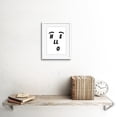 thumbnail image 2 of Hello Face Symbols Artwork Framed Wall Art Print 9X7 Inch, 2 of 5