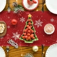 thumbnail image 2 of Smile Snowman Let It Snow Christmas Winter Red Table Runner 13 x 72 Inch, 2 of 7