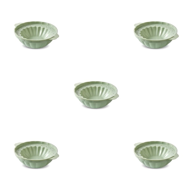 Molde para cuenco de hielo Bearachild Bandeja de gelatina Plástico Color Blanco Verde claro