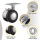 thumbnail image 2 of Juego de ruedas para muebles BRILLAR 51 mm capacidad de carga 30 kg 2 con frenos 2 sin frenos, 2 of 5