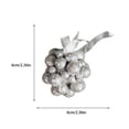 thumbnail image 2 of Decoración colgante de árbol de Navidad Moyic adorno de habitación accesorio de diseño brillante Plata, 2 of 6