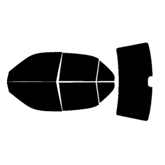 Haiy Co - PreCut 2Ply 05% Window Tint Film Kit For 2000-2005 Hyundai Accent Sedan -Side+Rear Window