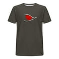 thumbnail image 5 of Tops para hombre, blusas y camisas de manga corta con cuello redondo para hombre, camiseta deportiva informal con estampado de corazones a la moda para hombre, blusa de poliéster de manga corta con cu, 5 of 5