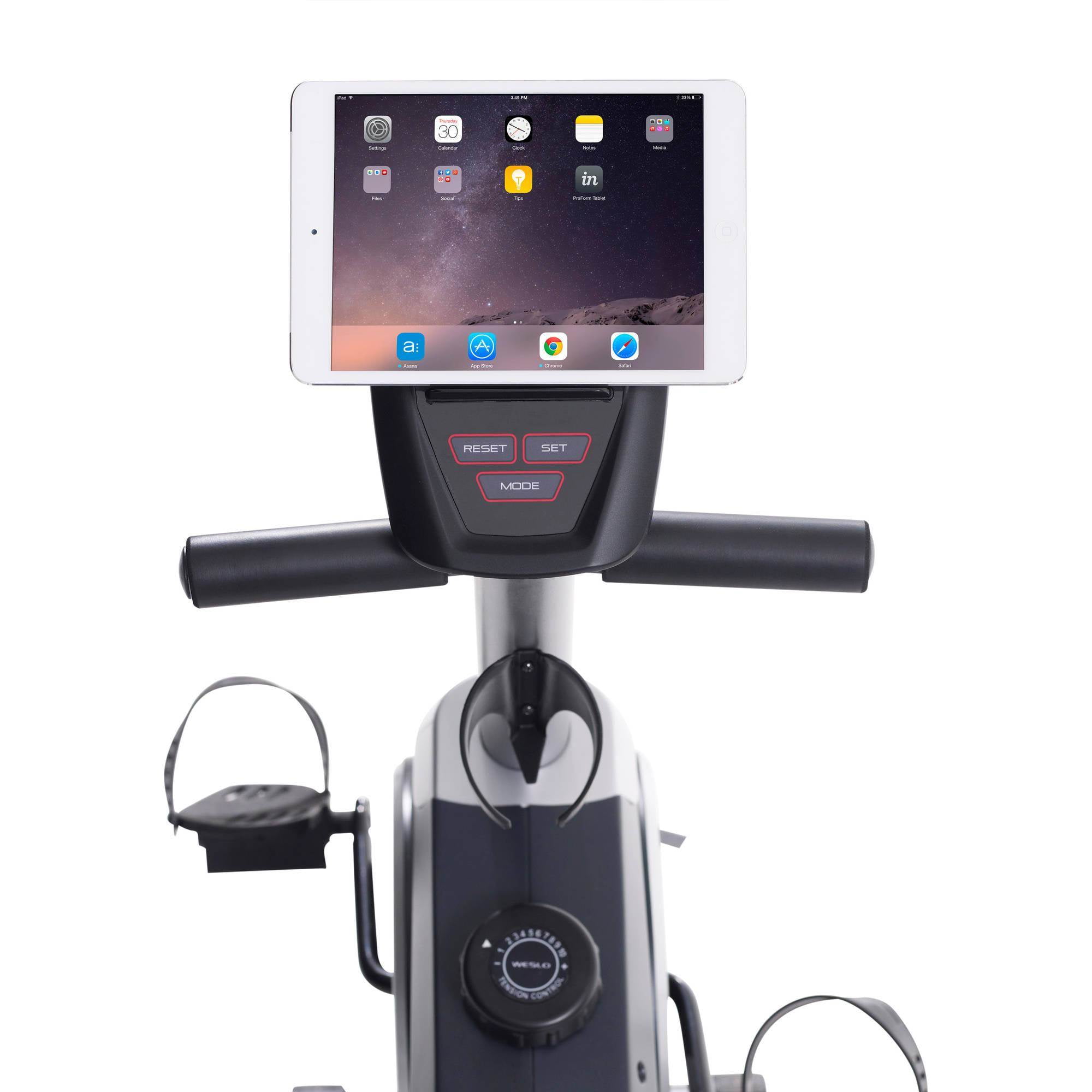 Weslo Pursuit G Personal Home Workout Magnetic Recumbent Exercise Bike