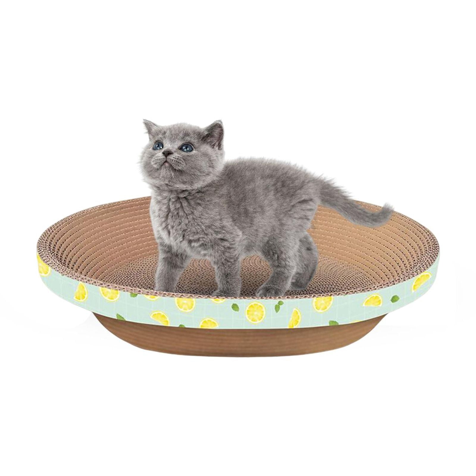 Bvdfgk Cat Corrugated Scratch Pad Cat Scratcher Cardboard Scratching Board Couch Kitten 38cmx8.5cm