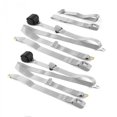 thumbnail image 1 of Standard 3 Point Gray & Grey Retractable Bench Seat Belt Kit for Jeep Commando 1966-1973 - 3 Belts, 1 of 1