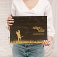 thumbnail image 2 of Darling Souvenir Personalized Engraved Laser Cut Wedding Guest Book Wooden Cover Sign-in Book Registry Guestbook Scrapbook-8N, 2 of 7
