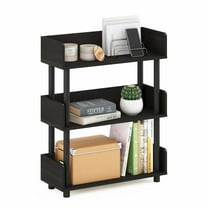 Furinno Turn-N-Tube 3-Tier Toolless Freestanding Multipurposes Display Rack, Espresso