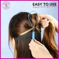 thumbnail image 5 of 2 Pairs DISEN Hair Tail Tools, Hair Braid Accessories,French Braid Tool Loop for Hair Styling, 2 pcs, 2 Colors, 5 of 5